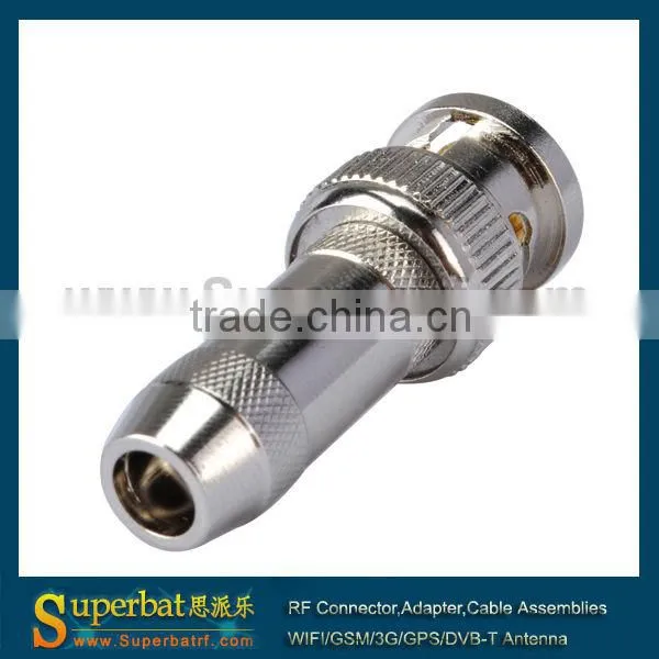 BNC Crimp Plug with Jacketed connector for LMR195 screw bnc connector