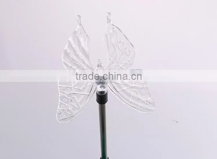 Colorful butterflies repeller solar decorative lights for garden sresky