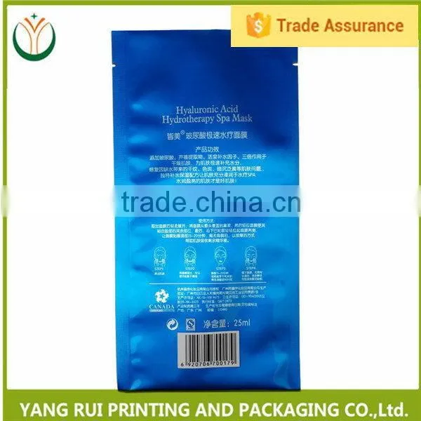 Factory Vivid Printing anti wrinkle facial mask bag