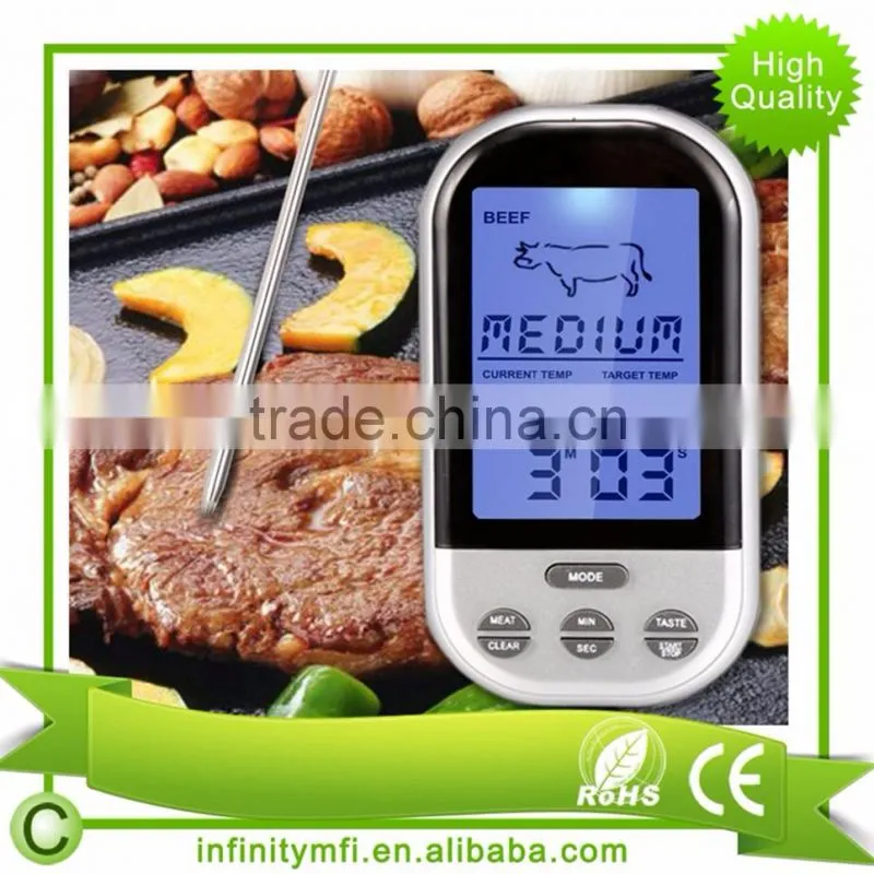 Cooking Thermometer Remote Oven Wireless Food Temperature