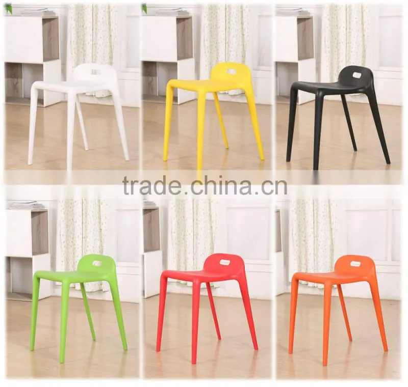 modern cheap plastic side stool chair factory price