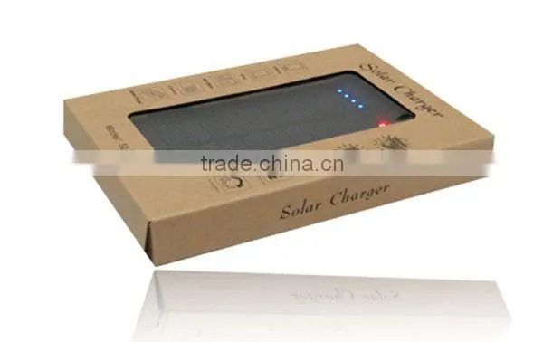 6000mAh standard factory direct price solar panel charger wholesale