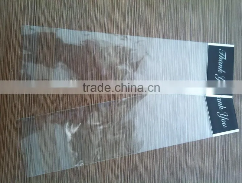 Self-adhesive transparent packing opp plastic bag,printing clear opp bag