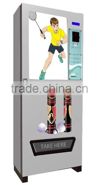 Big storage 80pcs automatic shuttlecock vending machine for sale