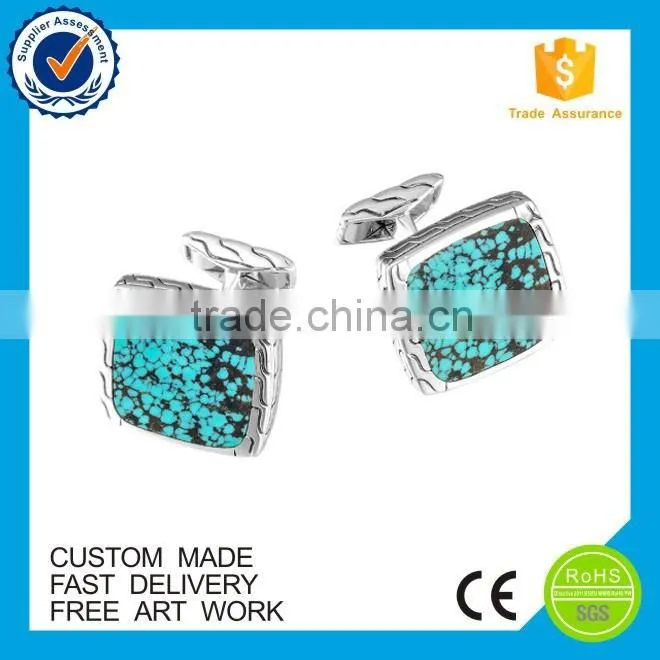 2016 new arrival high quality custom metal 3d cufflinks