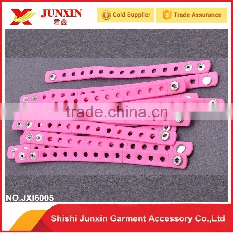 2016 new products OEM custom silicone bracelet PVC wristband