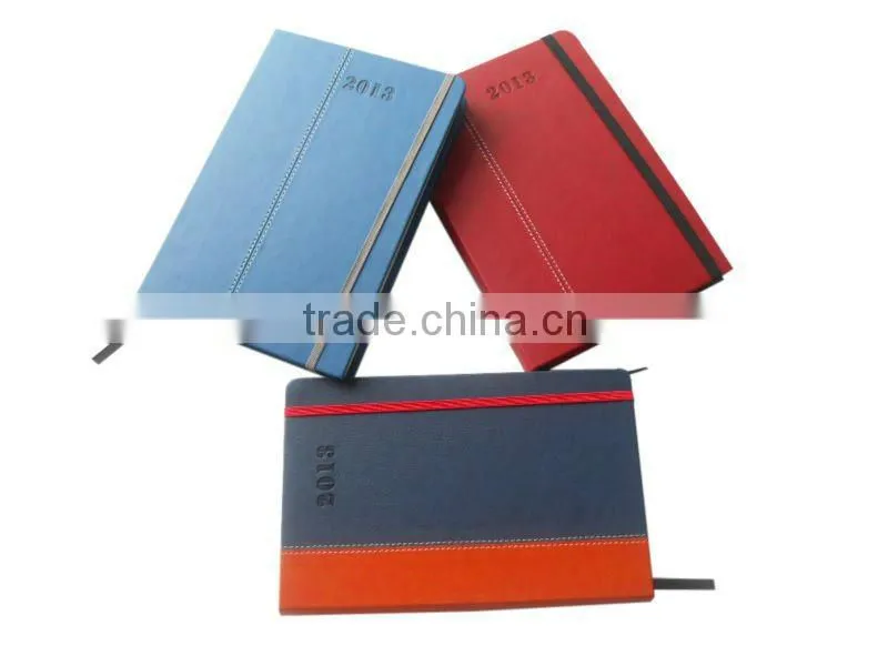 A4 A5 A6 pu notebook with logo embossed or printed, promotion gift