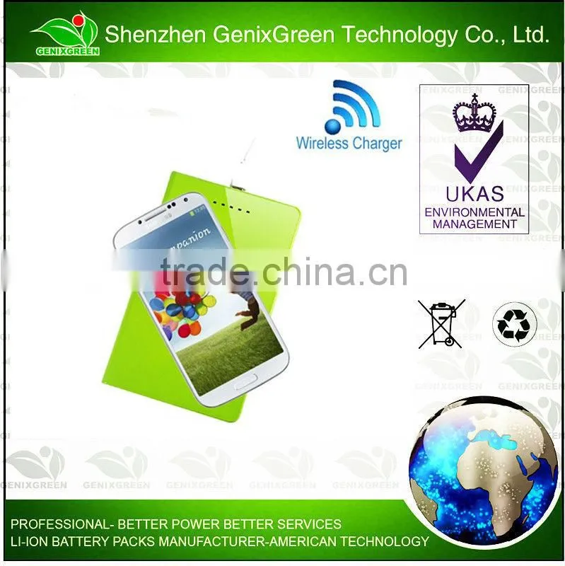 Christmas gift 4000mah qi wireless phone charger for all devices