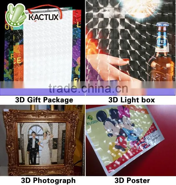 photo paper 3D cold laminating film