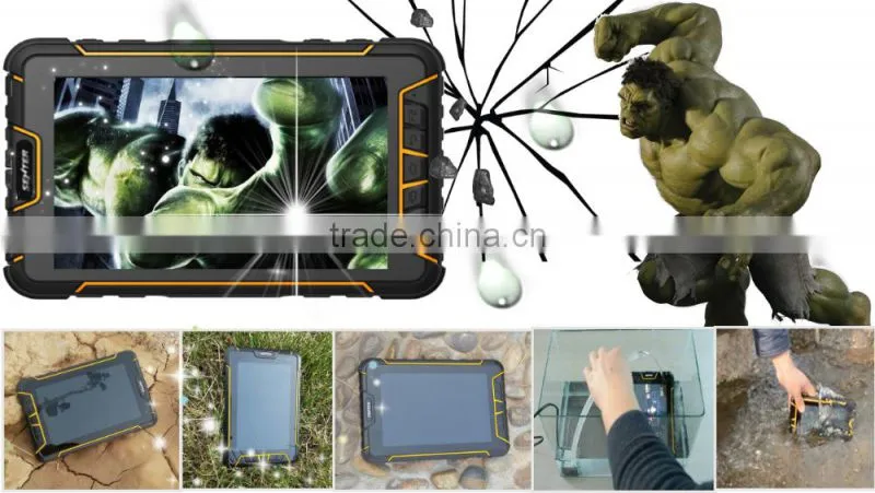 Hot sale 7 inch industrial Tablet PC with UHF NFC Fngerprint Reader and car holder