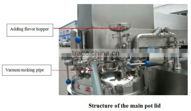cream vacuum emulsifying mixer
