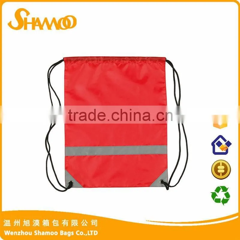 customized polyester drawstring bag backpack/ Gym bag