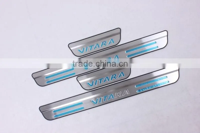 For Suzuki Grand Vitara Accessories 2016 2017 ABS Chrome Door Scuff Sill Plate 4pcs