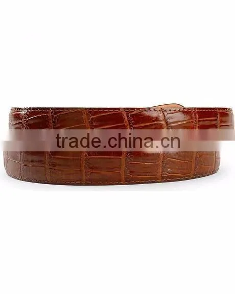 Fashion Women Leather Dress Belt Crocodile Print Belt