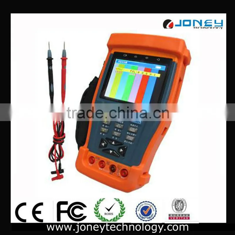 Hot 3.5 inch CCTV LCD Monitor Tester with PTZ tester and digital multimeter