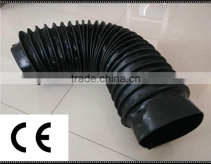 linear guide way protective flexible cover pvc bellows