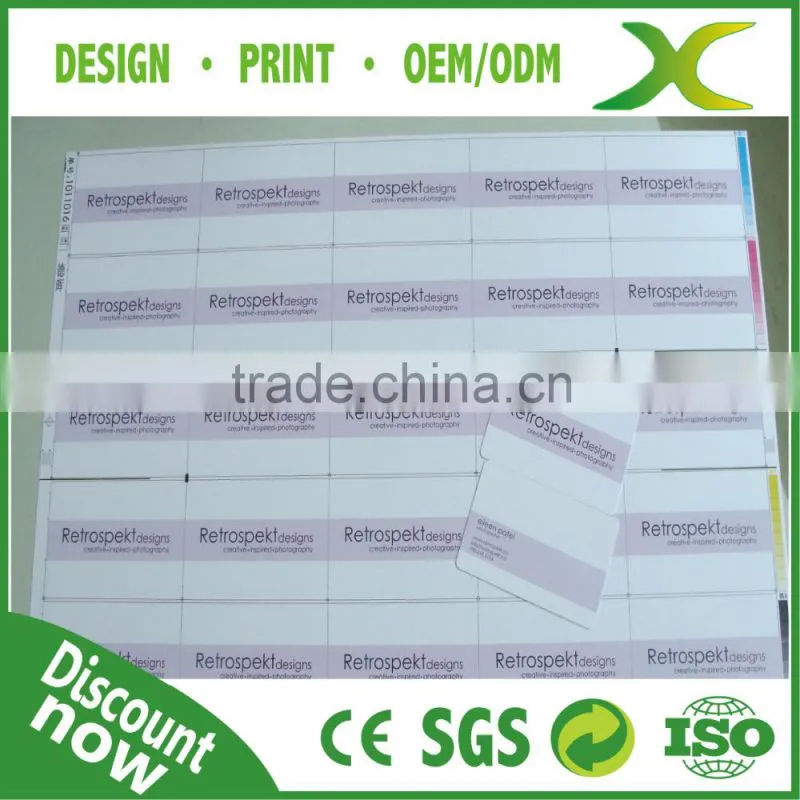 Free Design~~~!!! PVC Loyalty card/ Gift card / CMYK Printed PVC card