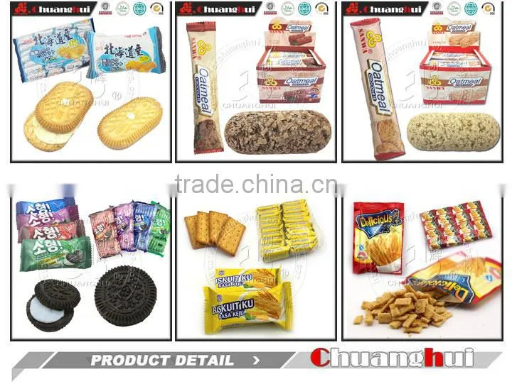 Chuanghui Puffed Food Biscuits and Cookies / Mini Biscuits & Chocolate Oat Puffed & Choco Wafer & Milk Cheese Cake