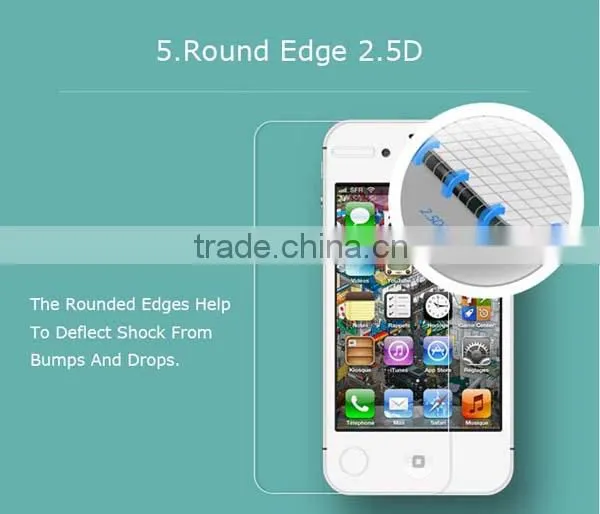 Smooth touch screen protective film for mobile phone,premium tempered glass film for iphone