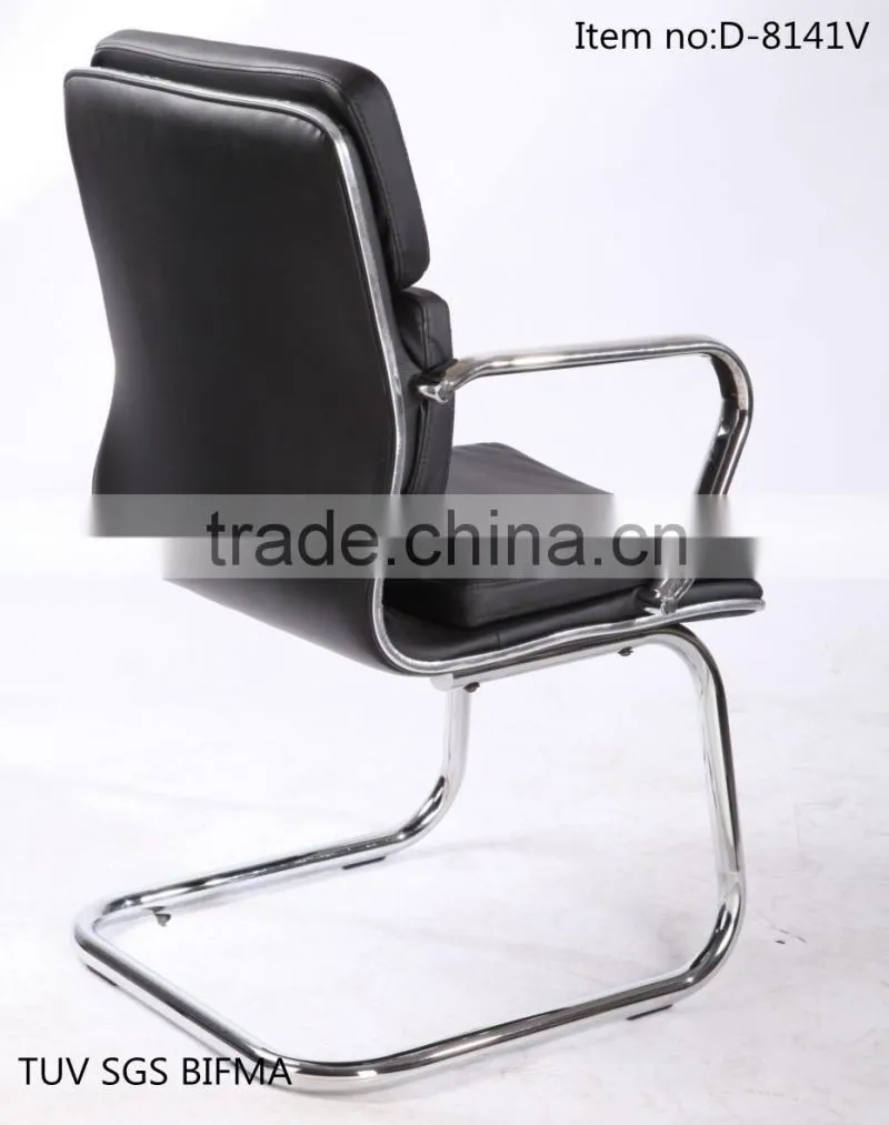 TUV SGS leather visitor chair D-8141V