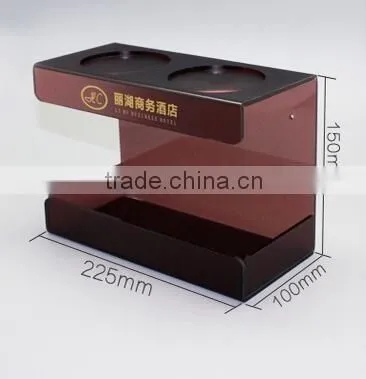 acrylic rest room display holder