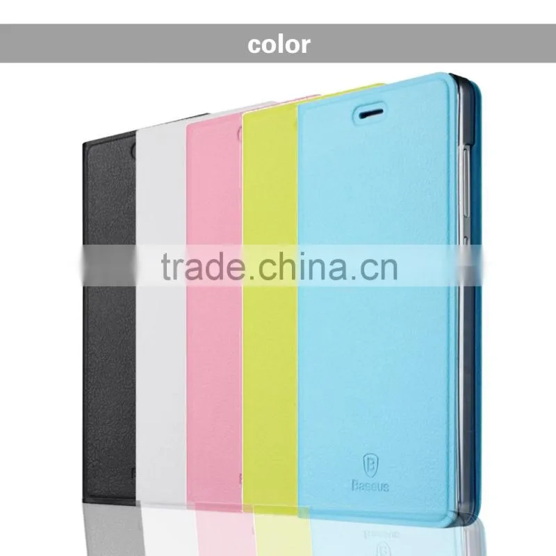Mobile phone case for Xiaomi 4 fashion flip pu leather case personality case with cheap price