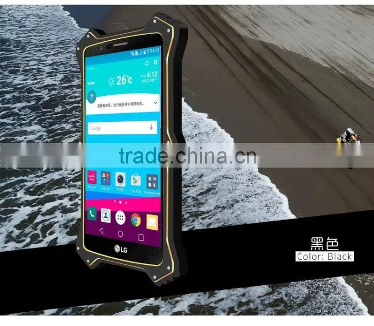 Waterproof Shockproof Aluminum Gorilla Metal Case For LG G4 Love Mei Case