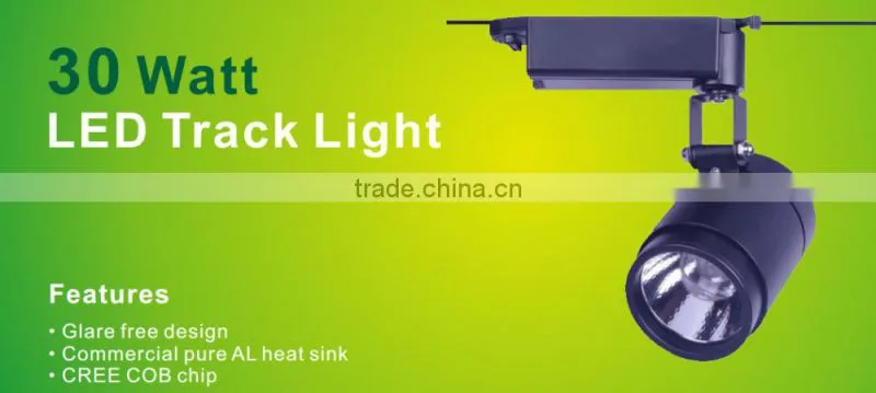 New arrival track light 100LM/W PF>0.95 Ra>85 led track light
