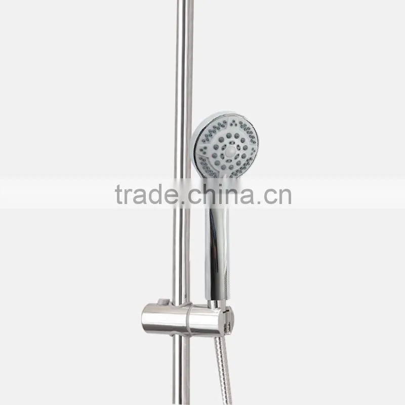SUS 304 stainless steel 4 function embedded shower multifunctional waterfall shower luminous led lighting shower set
