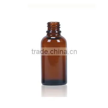 Amber dropper dispensing bottles DIN 18mm