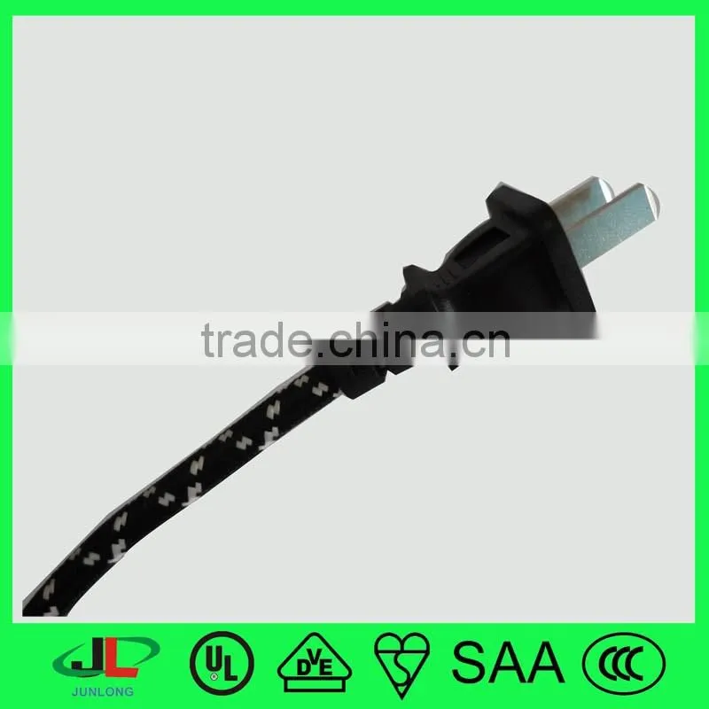 Hot sell lamp cord, grounding japan pse plug, Japan wires and cables electrics