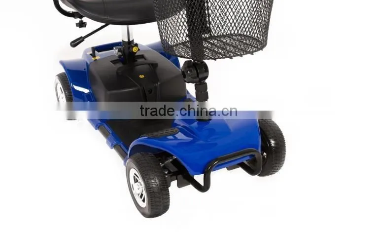 Electric scooter 180W 4 wheel adult mobility scooter for adults, dual pedal scoota