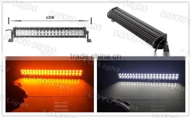 2016 led light bar 4X4 accessories 120w 20inch Light Bar Flood Spot Combo Beam Waterproof amber color changing light bar