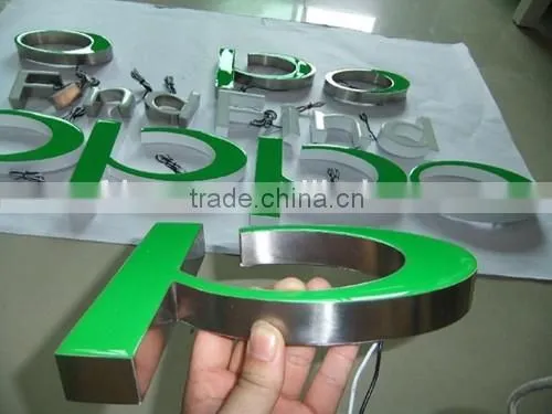 aluminum channelume letter trim cap for advertising led letters