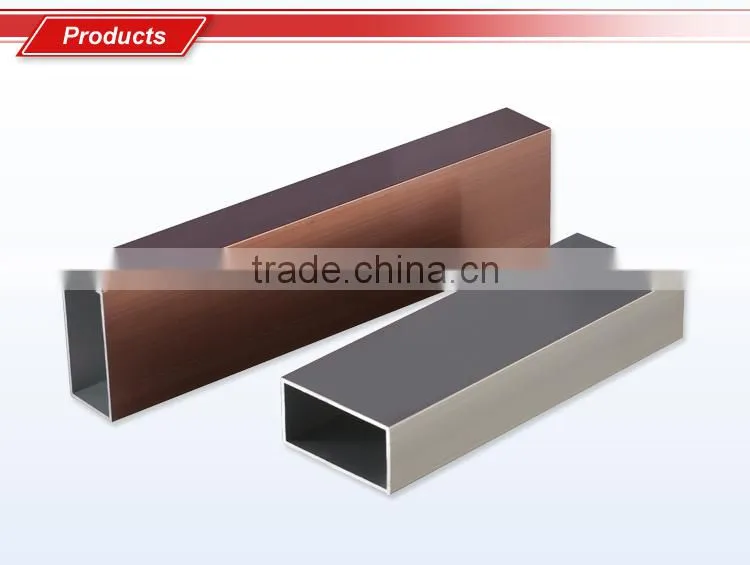 China hot sale standard aluminium extrusions aluminium flat tube