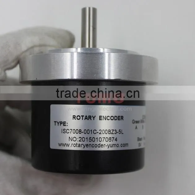 ISC7008 200ppr 8mm 10mm shaft rotary encoder pulse price incremental rotary encoder