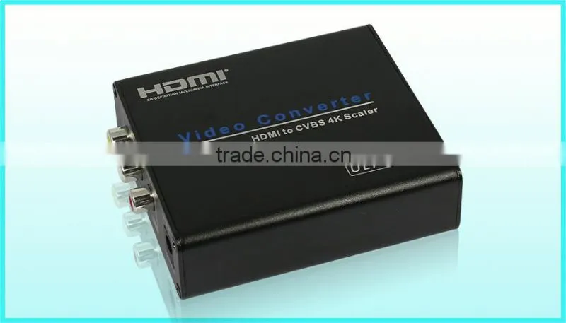 AV/SV to HDMI Scaler Converter, 4Kx2K, CVBS to HDMI