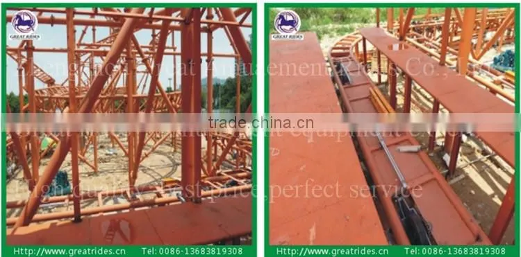 china top roller coaster manufacturer amusement small suspended roller coaster for sale