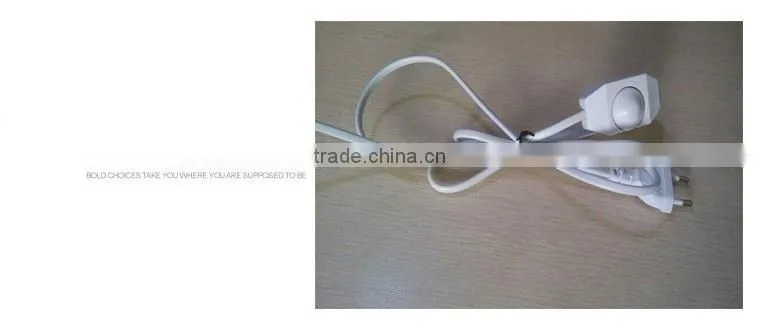 White color Creative DIY carved table lamp with Wood-Plastic Composites material (FH-BL04501)