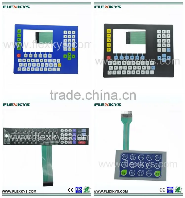 Custom Electronic scales application metal dome numeric membrane keypad
