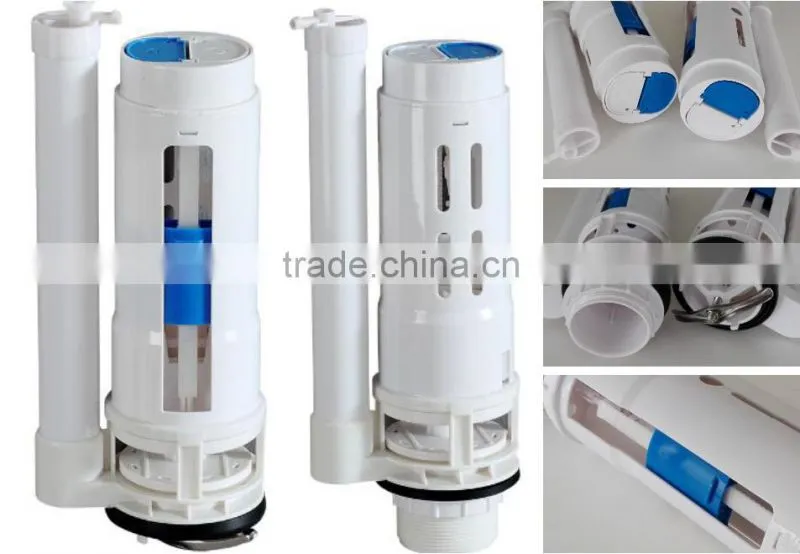 Exporting push button flush valve for western toilet