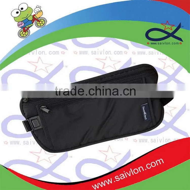 Customized Crazy Selling zippered travel waterproof waist pouch