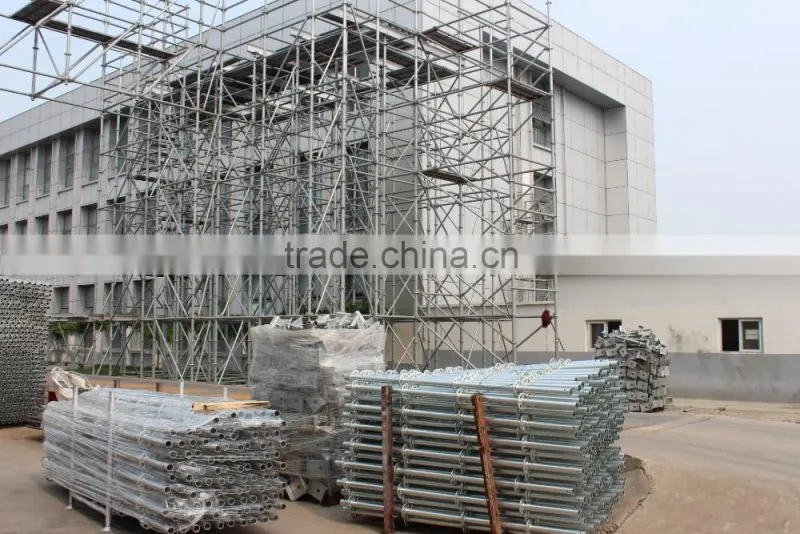 BS1139 Hot Dipped Galvanized Steel Scaffolding pipe