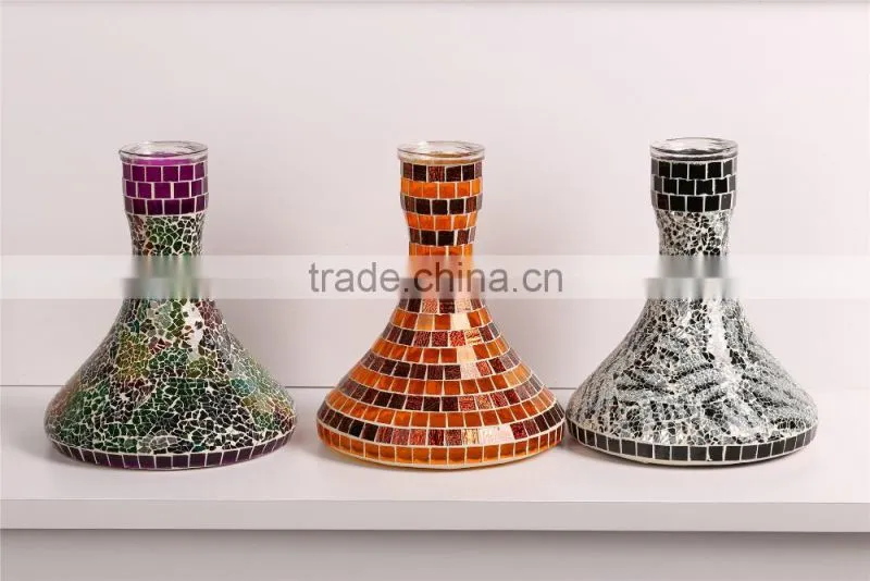 outsole mosaic glass shisha hookah