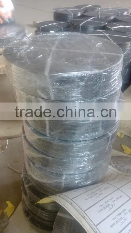 Black Wire Cloth Filter Disc