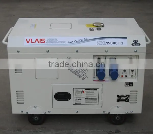 double- cylinder factory price electric start 12kva diesel generator