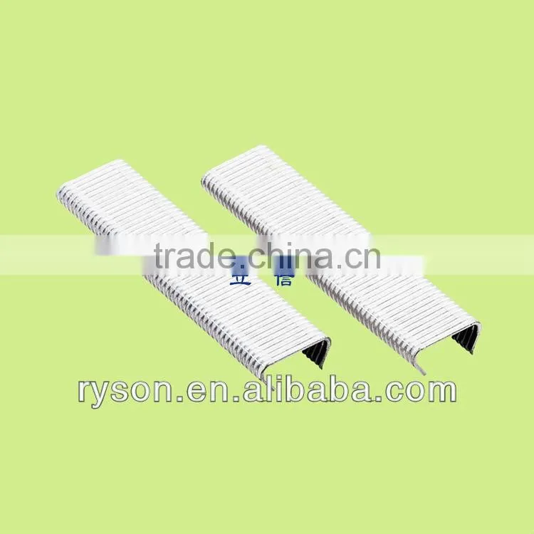 Three Hog Ring Staple for Mattress Ticking