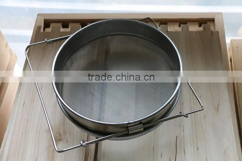 Stainless Steel 304L Double Lever Honey Strainer