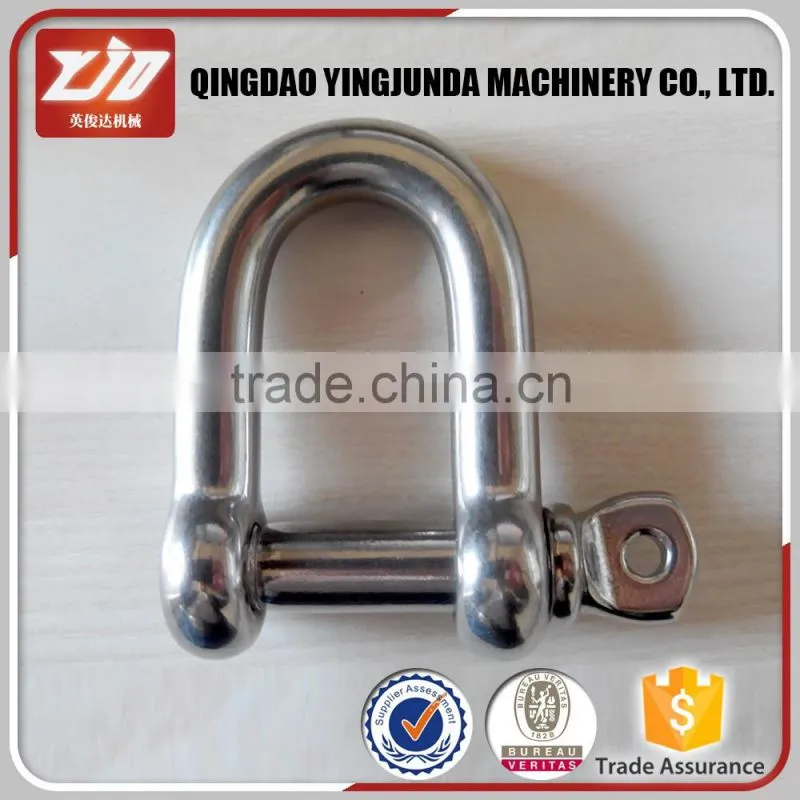 US type d shackle with safety pin