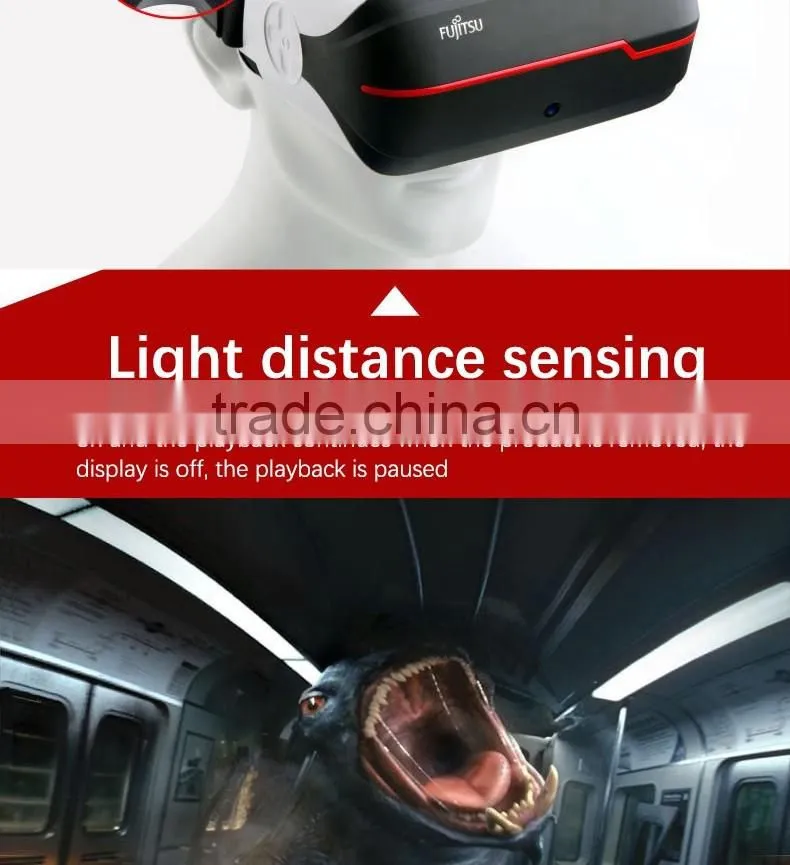 Wholesale VR Box 2.0 Virtual Reality 3D Glasses with Remote Controller & Bluetooth